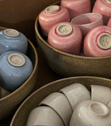 Æggebæger ~ lyserød