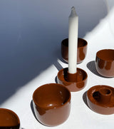 Lysestage ~ mørkebrun